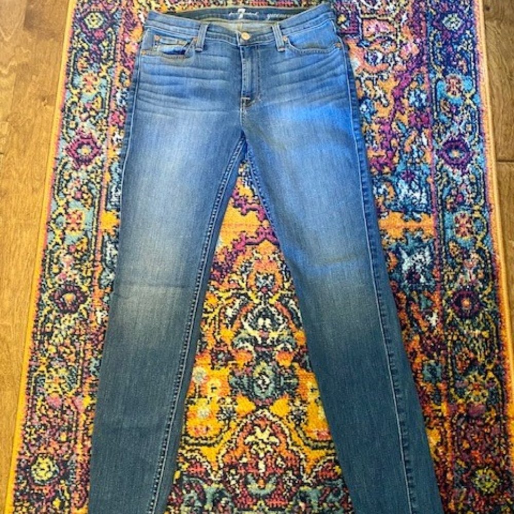 7 FOR ALL MANKIND GWENEVERE SKINNY JEAN // SZ 27